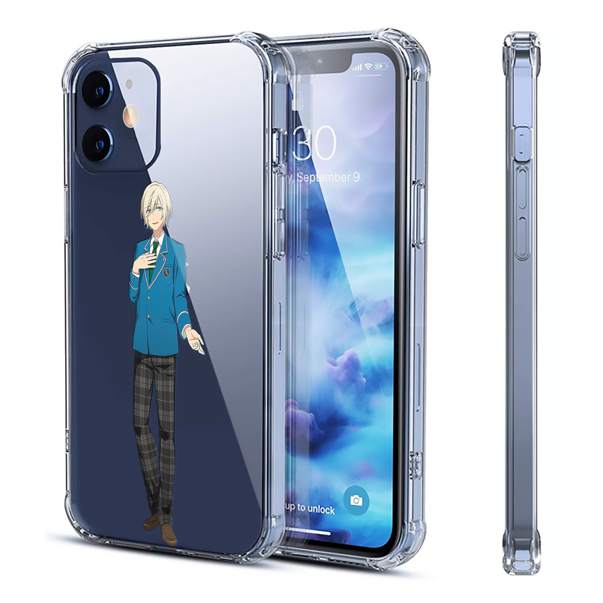 （画像用） あんさんぶるスターズ! Ensemble Stars 【iPhone 12シリーズ対応】透明スマホケース（クリアソフトケース）